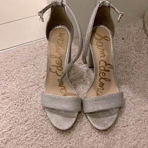 Sam Edelman silver heels